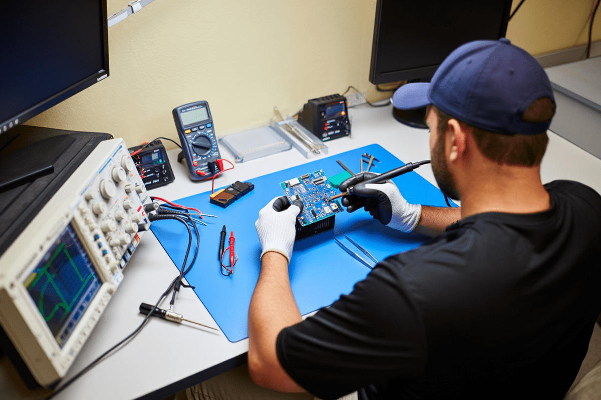 Процесс ремонта техники Realme в realme-servis